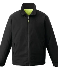 Reversible Hi Vis Cotton Canvas Insulated Jacket